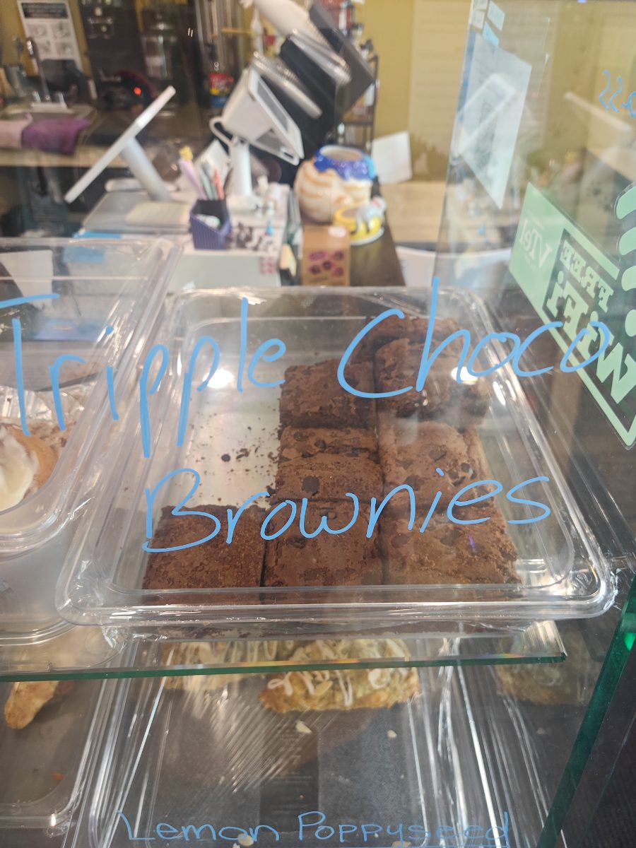 Triple chocolate brownies